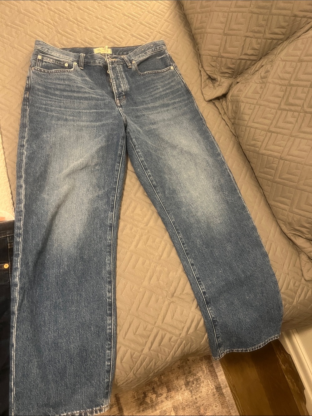Madewell Women's Straight-Leg Jeans in Faded Blue